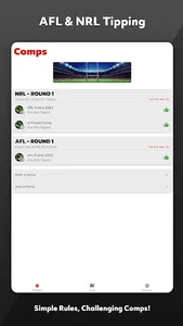 AFL & NRL Tipping - One Pick screenshot 5