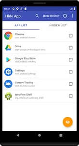 Hide Application screenshot 1