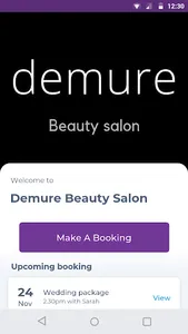 Demure Beauty Salon screenshot 0