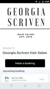 Georgia Scriven Hair Salon screenshot 0