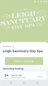 Leigh Sanctuary Day Spa screenshot 0