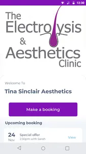 Tina Sinclair Aesthetics screenshot 0