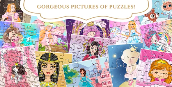Princess Puzzle game for girls screenshot 0