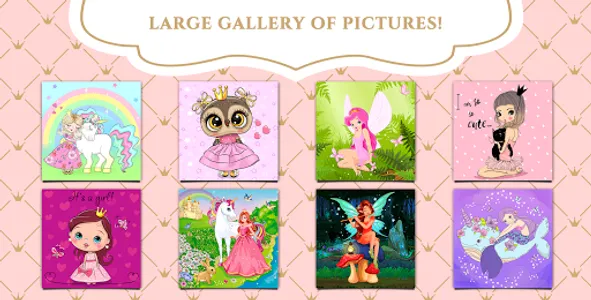 Princess Puzzle game for girls screenshot 1