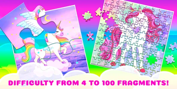 Unicorn Puzzles Game for Girls screenshot 1