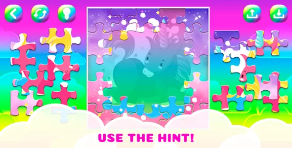 Unicorn Puzzles Game for Girls screenshot 2