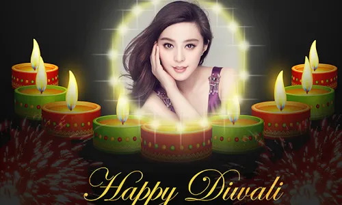 Diwali Photo Frame & Greeting  screenshot 0