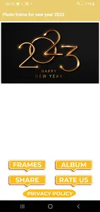 Photo frame for new year 2023 screenshot 1