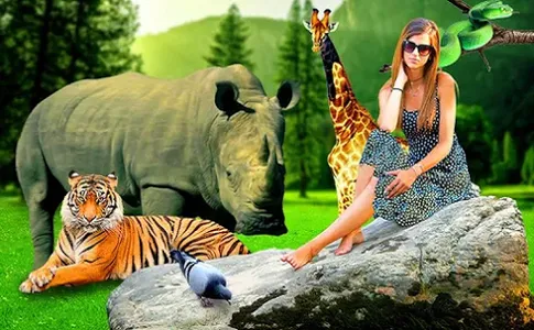 Wild Animal Camera Photo  Edit screenshot 5