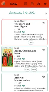 Catholic Saints screenshot 0