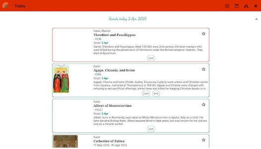 Catholic Saints screenshot 8