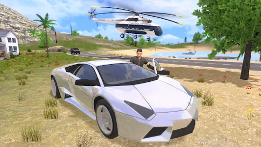 Helicopter Flying Car Driving screenshot 24