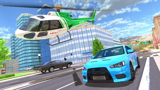 Helicopter Flying Car Driving screenshot 25