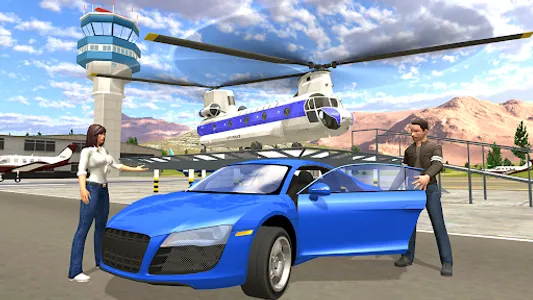 Helicopter Flying Car Driving screenshot 26