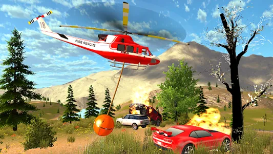 Helicopter Flying Car Driving screenshot 29