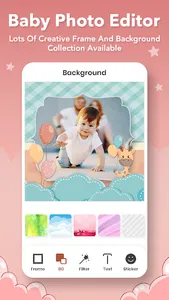 Baby Photo Editor : Tootsie Ba screenshot 1