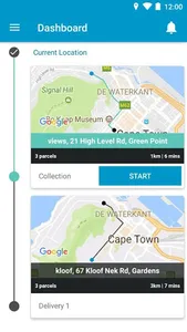 Waltons Driver App screenshot 1