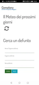 Ricerca defunti Pignataro M. screenshot 0