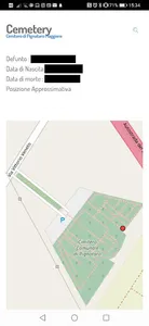 Ricerca defunti Pignataro M. screenshot 1