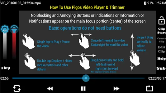 Pigos Video Player & Trimmer screenshot 21
