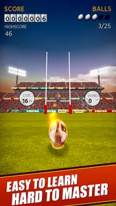 Flick Kick Rugby Kickoff screenshot 0