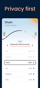 Pillars: Prayer Times & Qibla screenshot 1