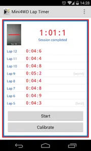 Lap Timer for Mini 4WD, Slot C screenshot 1