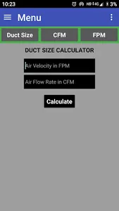 Duct Calculator screenshot 0