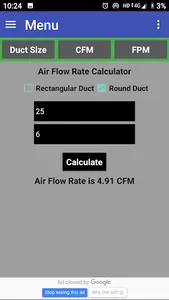 Duct Calculator screenshot 7