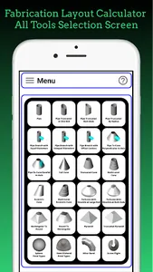 Fabrication Calculator screenshot 1