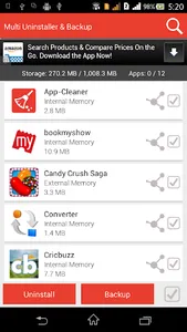 Multi Uninstaller & Backup screenshot 0