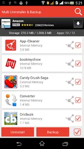 Multi Uninstaller & Backup screenshot 1