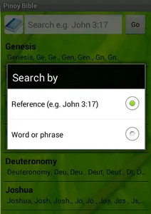 Pinoy Bible screenshot 2