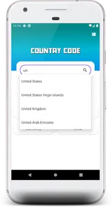 Country Code App screenshot 2