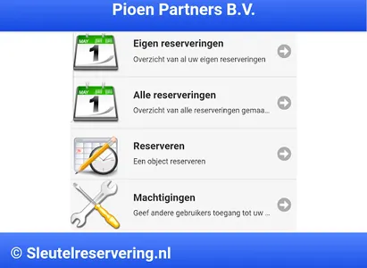 Sleutelreservering screenshot 10