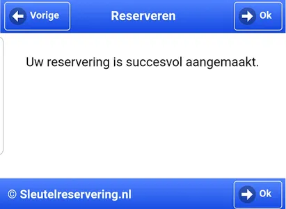 Sleutelreservering screenshot 12