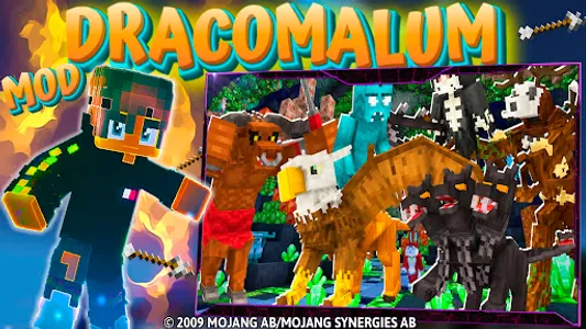 Dragons Dracomalum: MCPE Mods screenshot 2