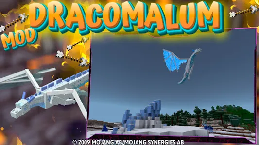 Dragons Dracomalum: MCPE Mods screenshot 4