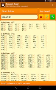 Word Expert (for SCRABBLE) screenshot 8