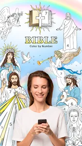 Bible Coloring Book by Number screenshot 0