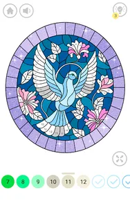 Bible Coloring Book by Number screenshot 6