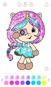 Unicorn Coloring Book Glitter screenshot 3