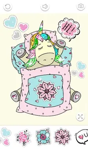 Unicorn Coloring Book Glitter screenshot 4