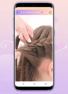 Hairstyles step by step screenshot 5