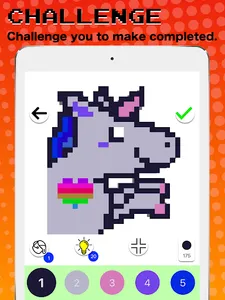 Pixel coloring color by number screenshot 16