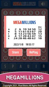 MegaBall Lottery Num Generator screenshot 3