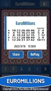 Megaball Europe Pattern Lotto screenshot 3