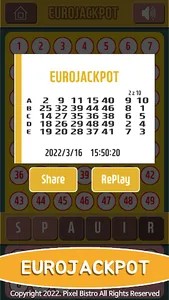 Megaball Europe Pattern Lotto screenshot 4