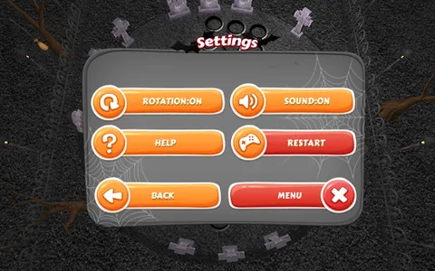 3D Halloween Peg Solitaire screenshot 3