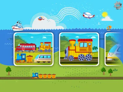 Trains Planes Puzzle for Kids screenshot 15